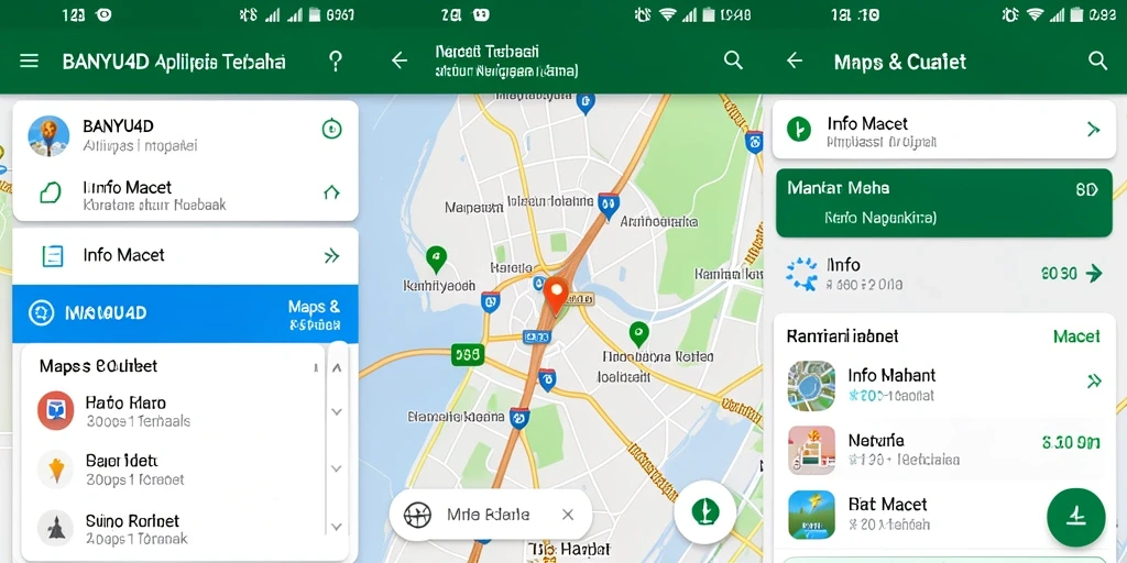 Antarmuka BANYU4D menampilkan informasi kemacetan secara jelas.