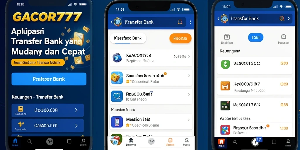 Antarmuka GACOR777 yang mudah digunakan untuk transfer bank.