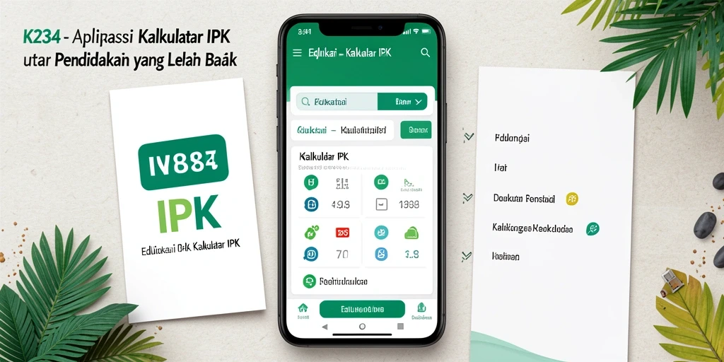 Tampilan antarmuka K234 yang sederhana dan mudah digunakan.