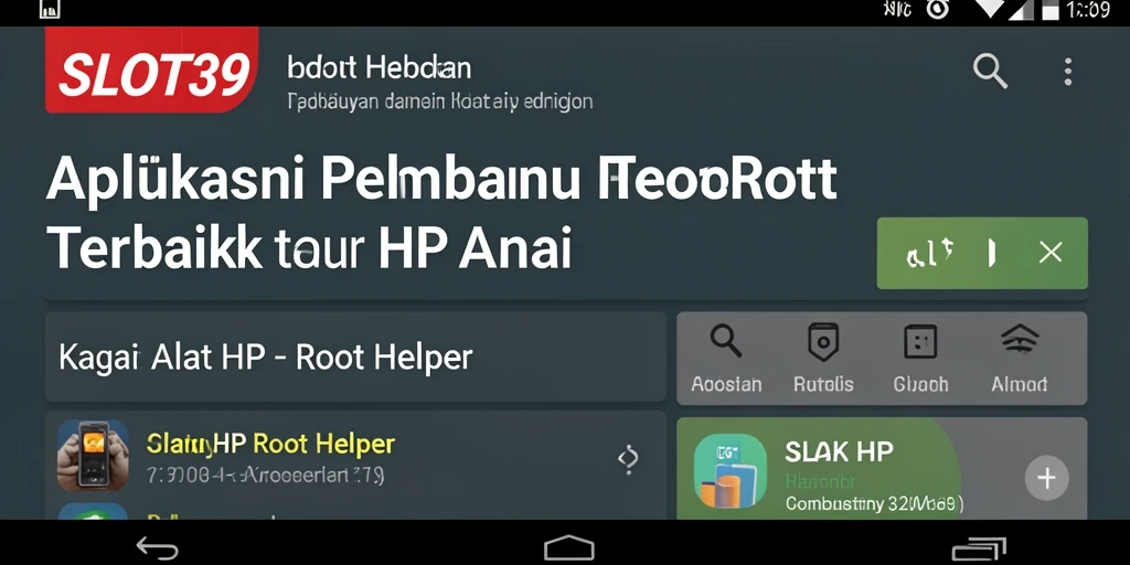 Antarmuka pengguna SLOT39 yang sederhana dan fungsional.
